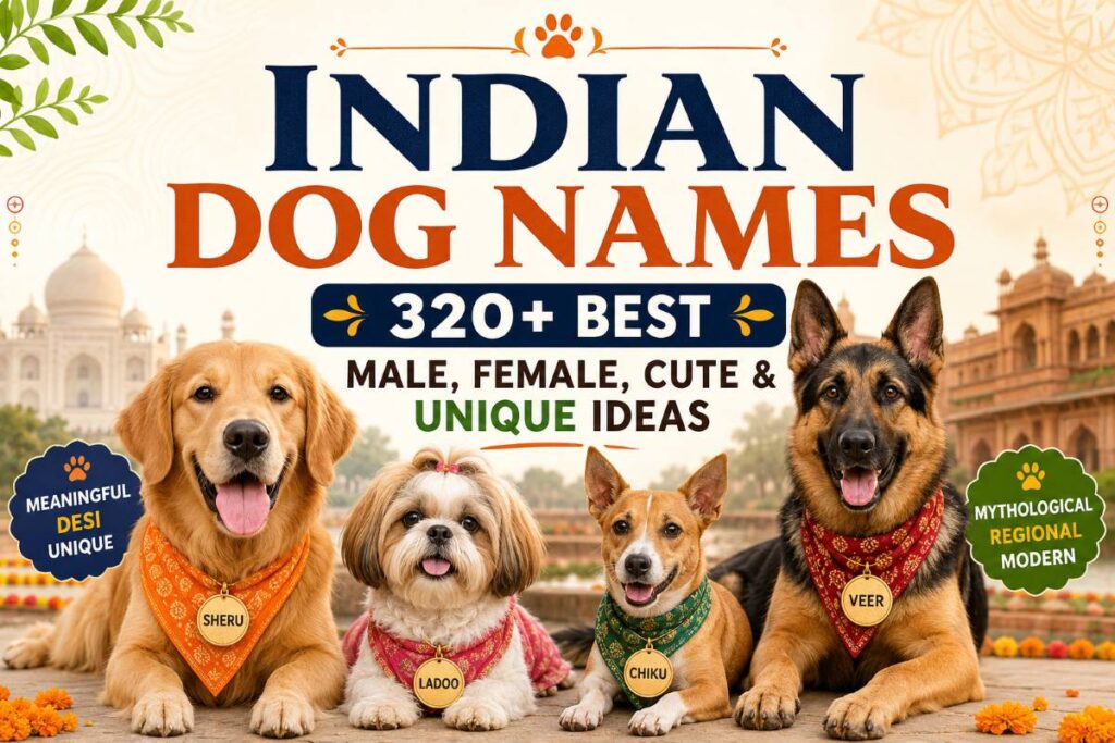 320+ Indian Dog Names: Male, Female, Cute & Unique Ideas