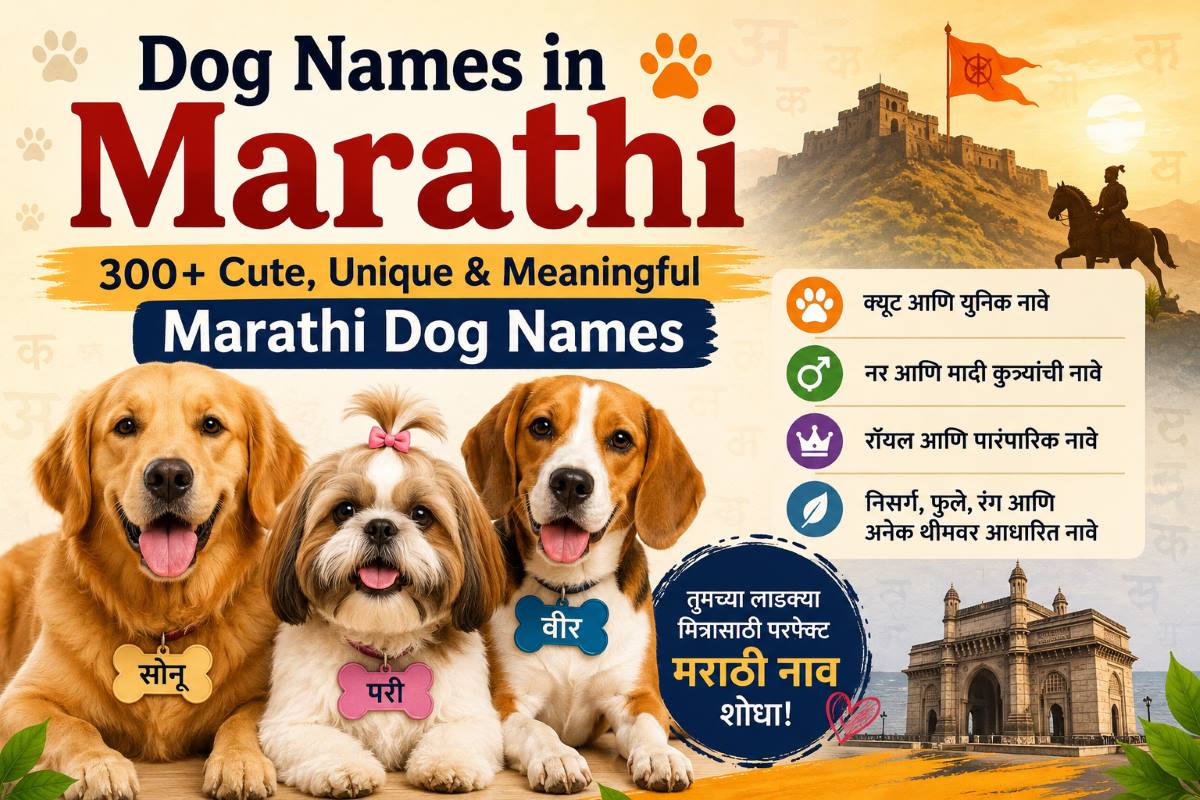 300+ Marathi Dog Names: Cute, Unique & Meaningful Ideas